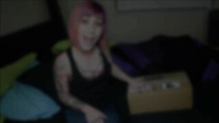 Cattie - Free Unboxing 3 Bad Dragon Dildos