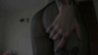 Cattie - Shredded Pantyhose Knife Play