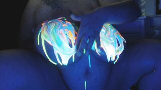 DaytonaHale - Huge Glow In The Dark Boobs