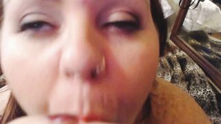 DaytonaHale - close up sloppy BJ