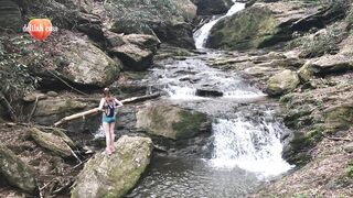Delilah Cass - Trail Head Flashing & Blowjob