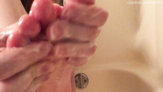 Leena Mae - Massaging My Goddess Feet W Sand Scrub