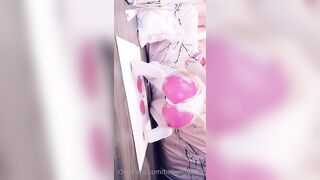 Belle Delphine   23 06 2020 Butt Painting (6)