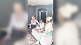Heidi Grey   15 Minutes of Our Annoyingly Hot Step Mom Showing Violet Summers and I How to Eat Pussy 
