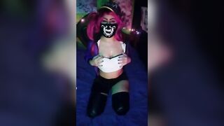 Black Kitsune - Cosplay KDA Akali Crystal Dildo