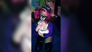 Black Kitsune - Cosplay KDA Akali Crystal Dildo