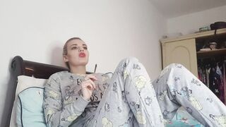 Bad Dolly - Smoking A t In Bed