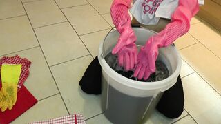 Bad Dolly - Huge Rubber Glove Endurance Test