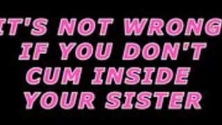 Xev Bellringer - It's Not Wrong If You Don't Cum Inside Your Sister