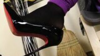 Cosplayfeet - Gioia Dressed As A Sexy Witch In Black Pantyhose