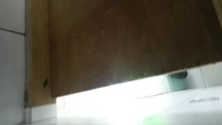 misssweetteen - Masturbating In The Mens Room Utill Cum