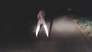misssweetteen - Masturbation On The Night Street