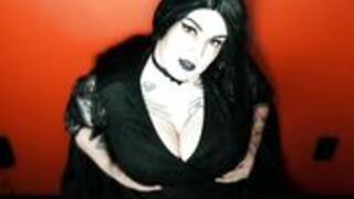 Gaberiella - BBW JOI Morticia Addams
