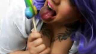 Gaberiella - BBW Sweet Candy Cock Creampie For You