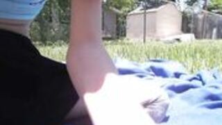 Mohawk Molly -  outdoors anal