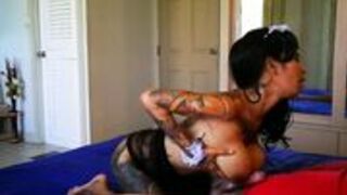 InkedMonster - Asian Babe Fucked And Cummed On