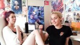 Rubie and Saph - Watching Porn Together