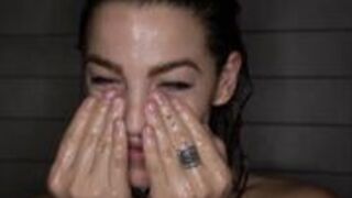 EvelinStone - Evelin Stone Showers off Post Cum Facial